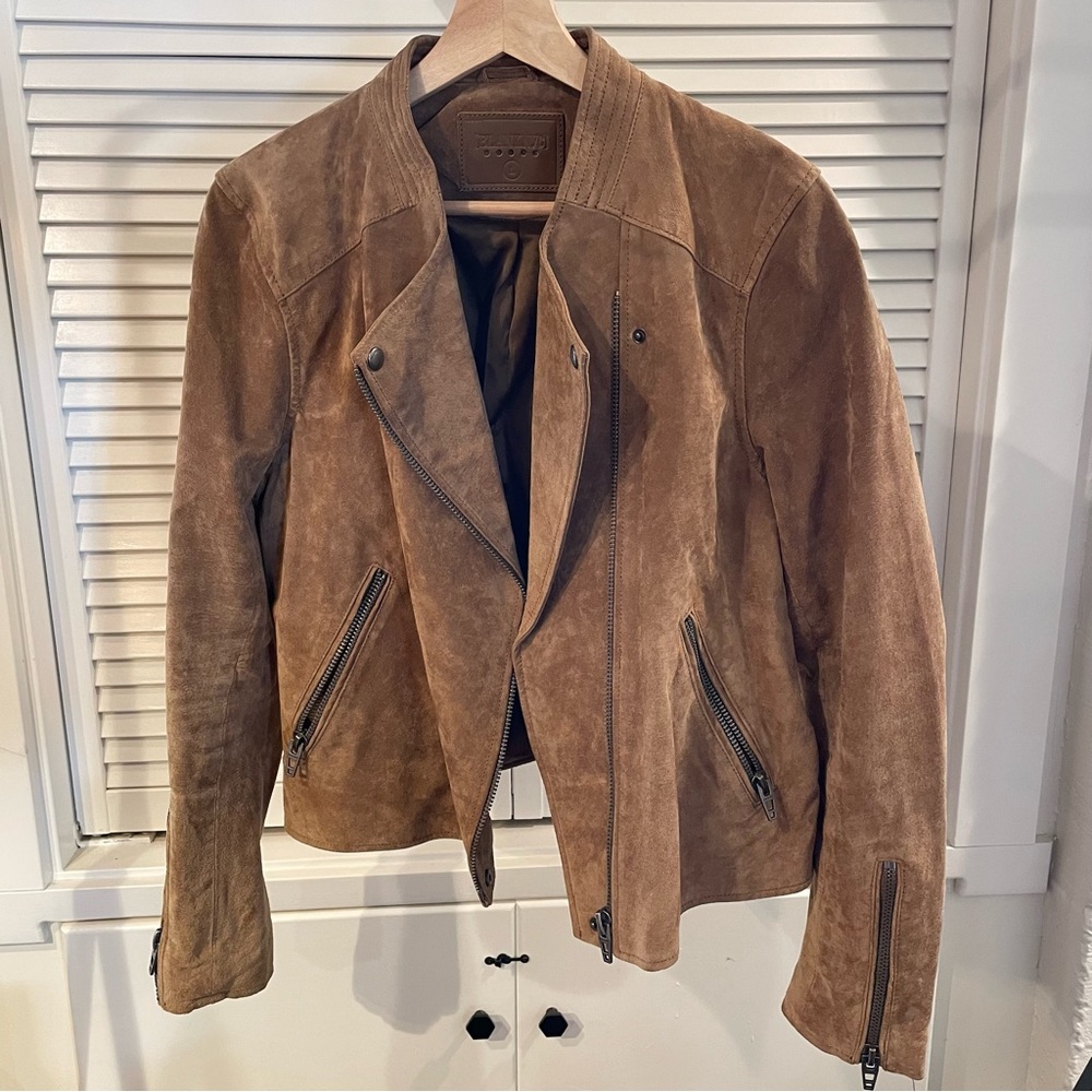Blank NYC Suede Moto Jacket